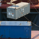 A container of highly enriched uranium from the cargo hold of a ship arrives in Charleston en route to the Savannah River Site.